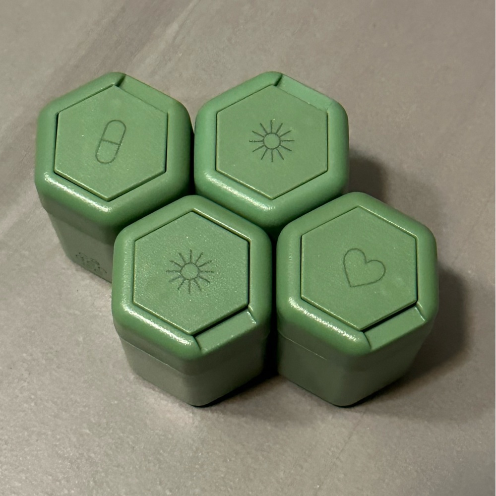 Cadence Capsules, Green, original size - Set of 4